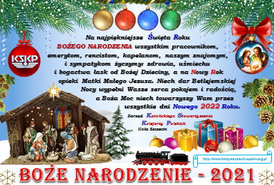 Życzenia na BOŻE NARODZENIE od KSKP - kliknij tu aby powiększyć!!! ...