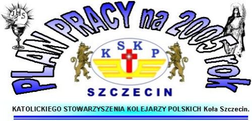 Plan pracy KSKP Koa Szczecin na 2005 rok.