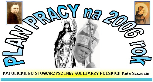 Plan pracy KSKP Koa Szczecin na 2006 rok.